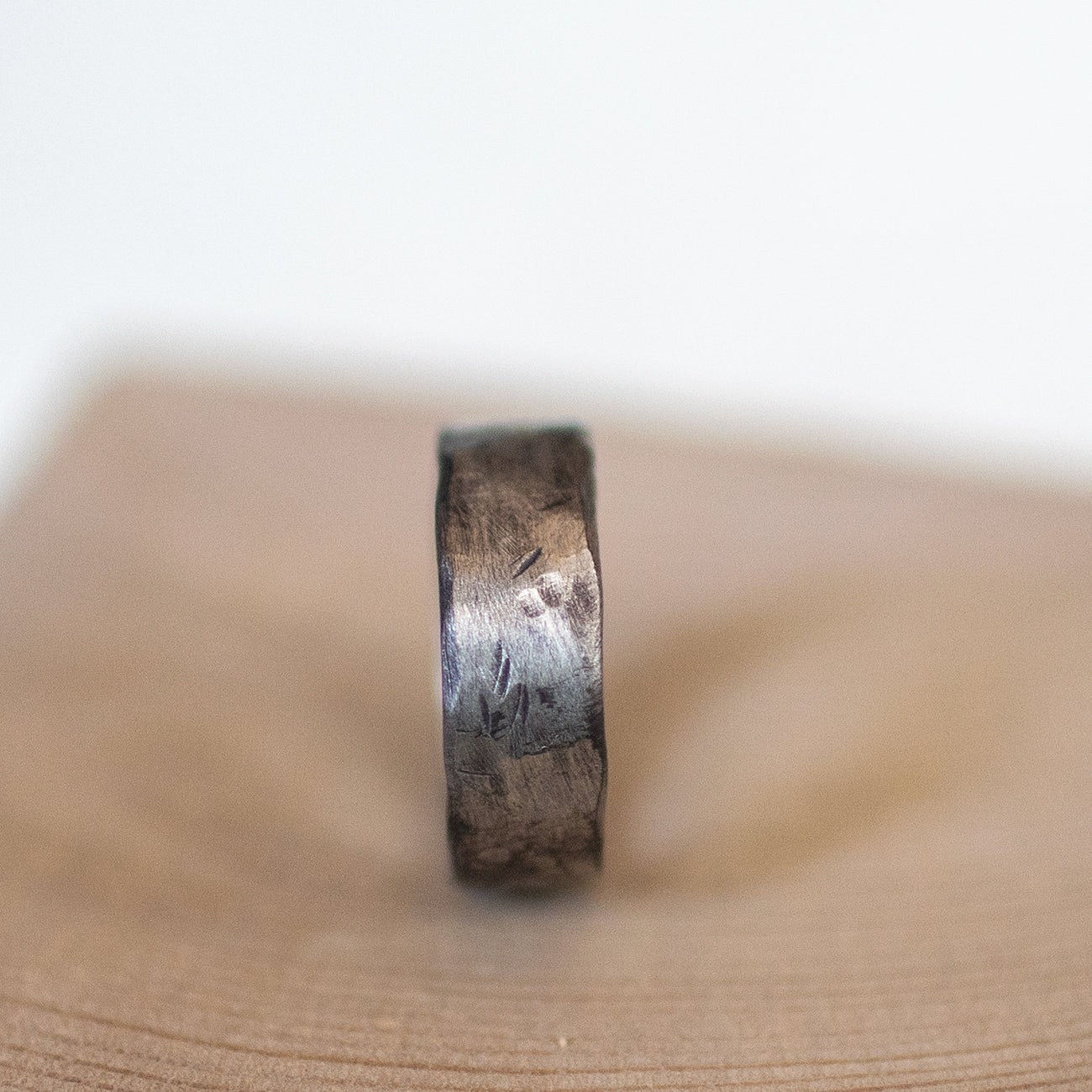 Static Burn - Sterling Silver Ring. Size 11