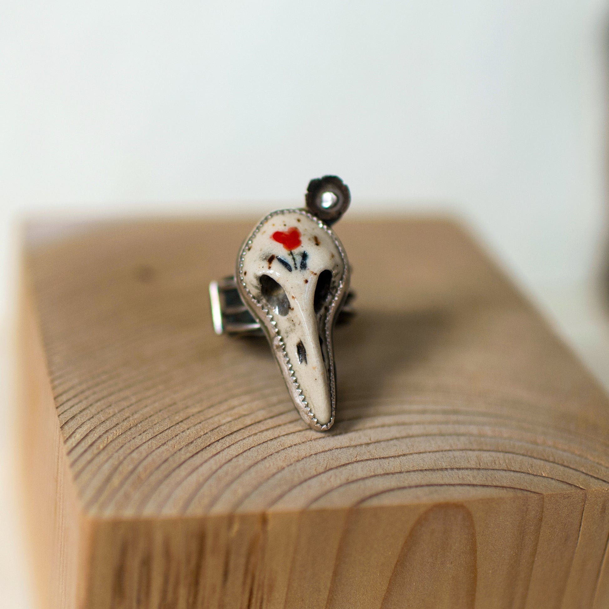 Small Bird Sugar Scull. Size 7