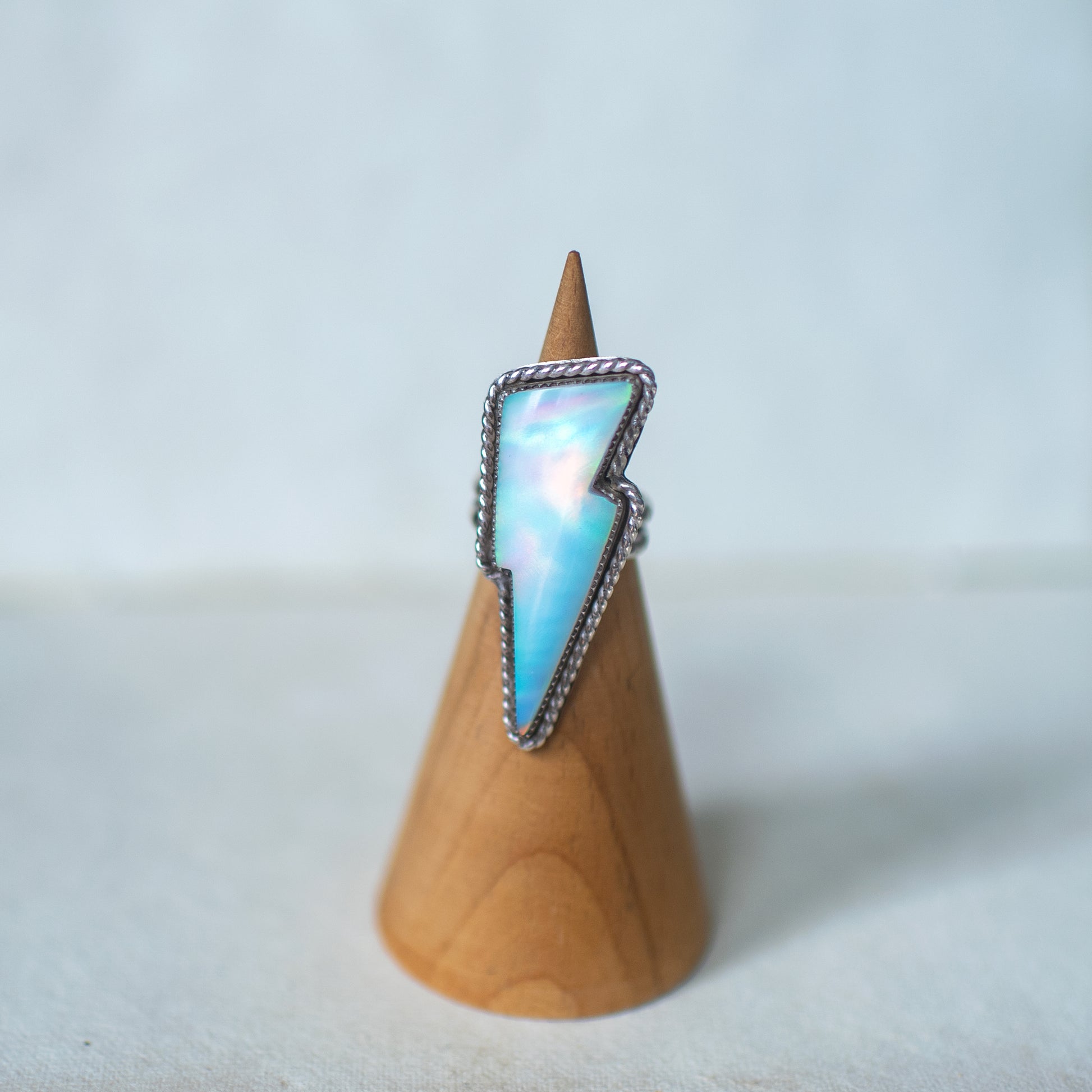 Lightning Bolt Sterling Silver Ring