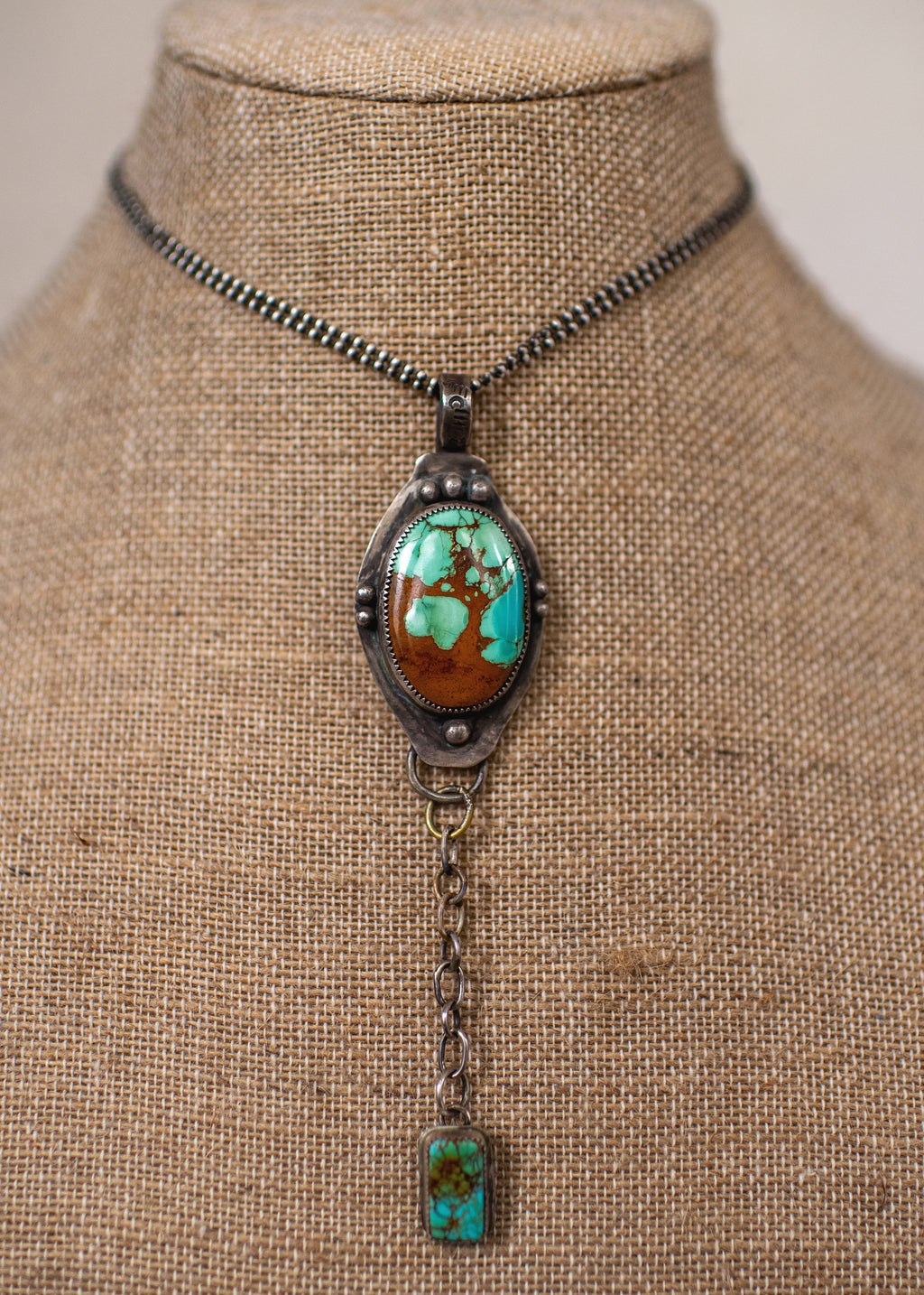 Royston Turquoise Sterling Silver Necklace 