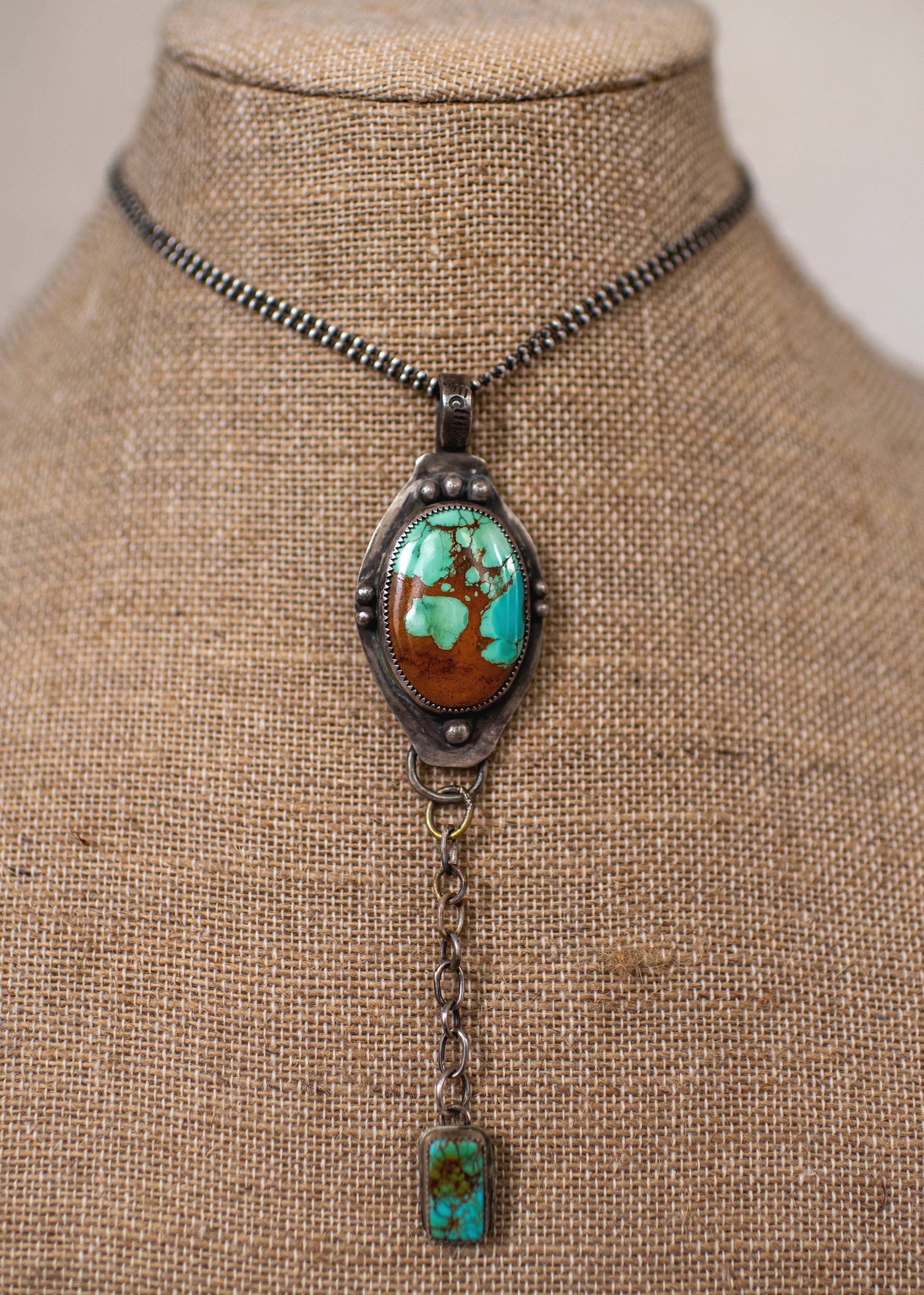 Royston Turquoise Sterling Silver Necklace 