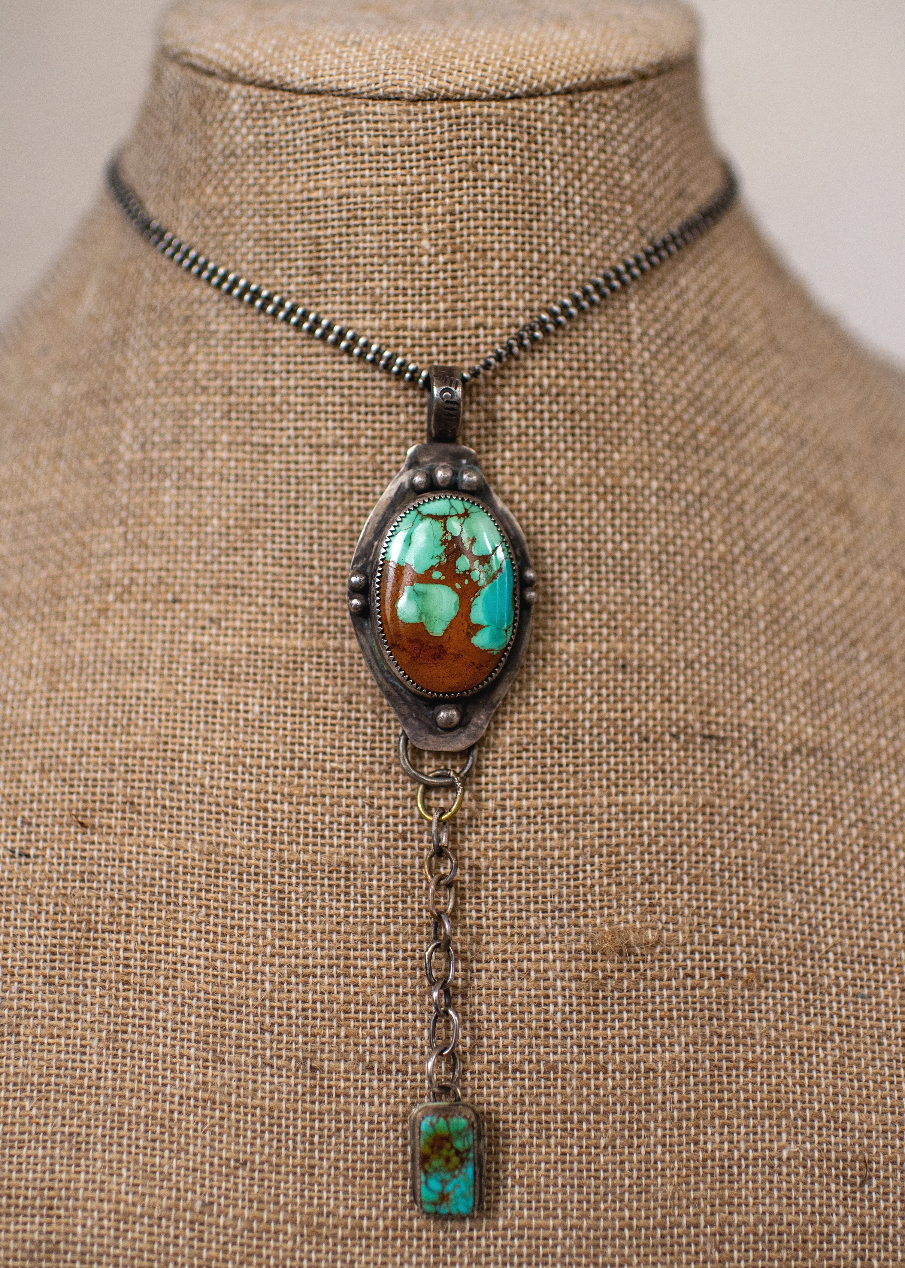 Royston Turquoise Sterling Silver Necklace 