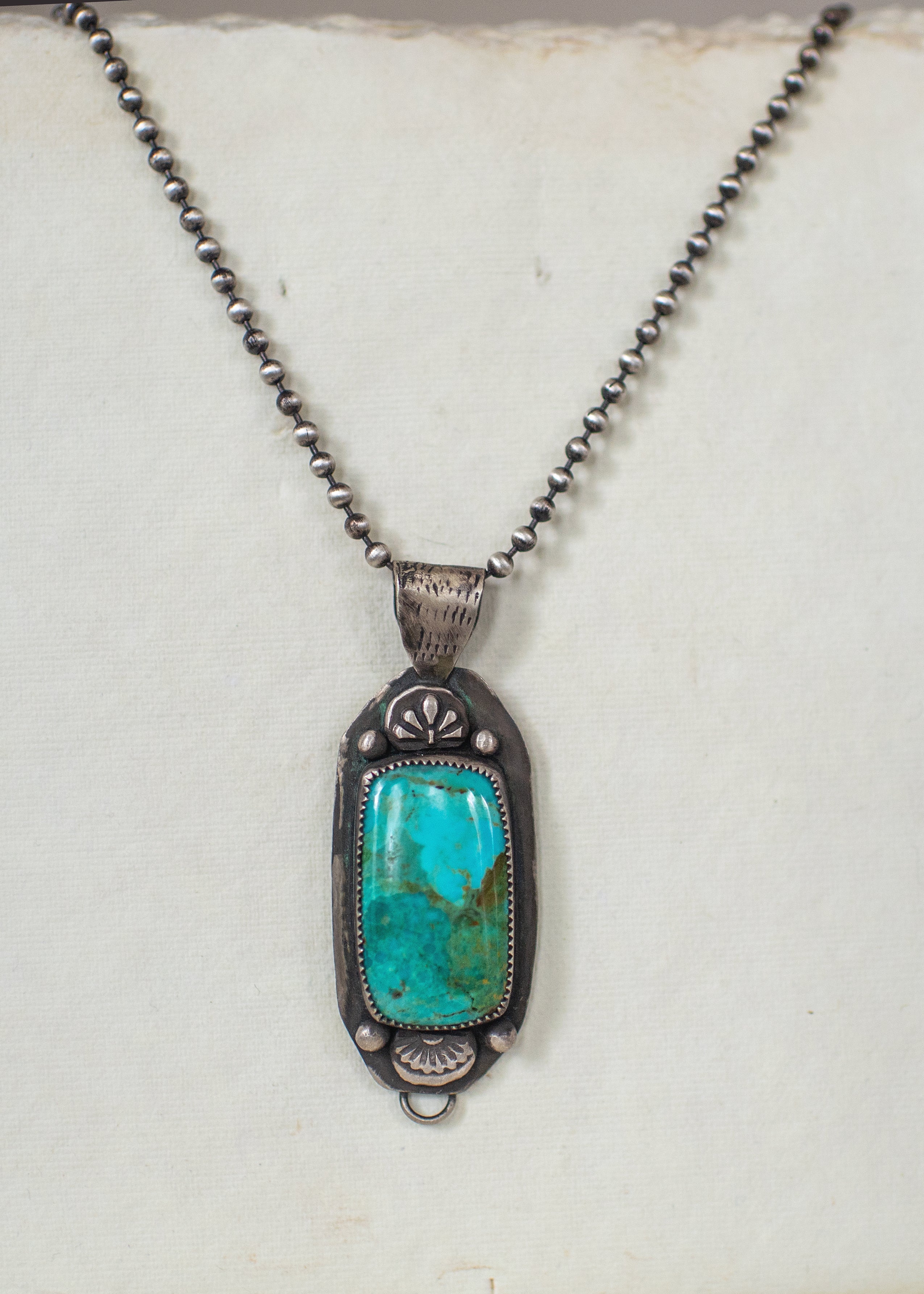 Royston Turquoise Sterling Silver Necklace 