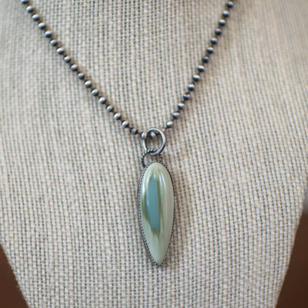 Utah Variscite Sterling Silver Necklace