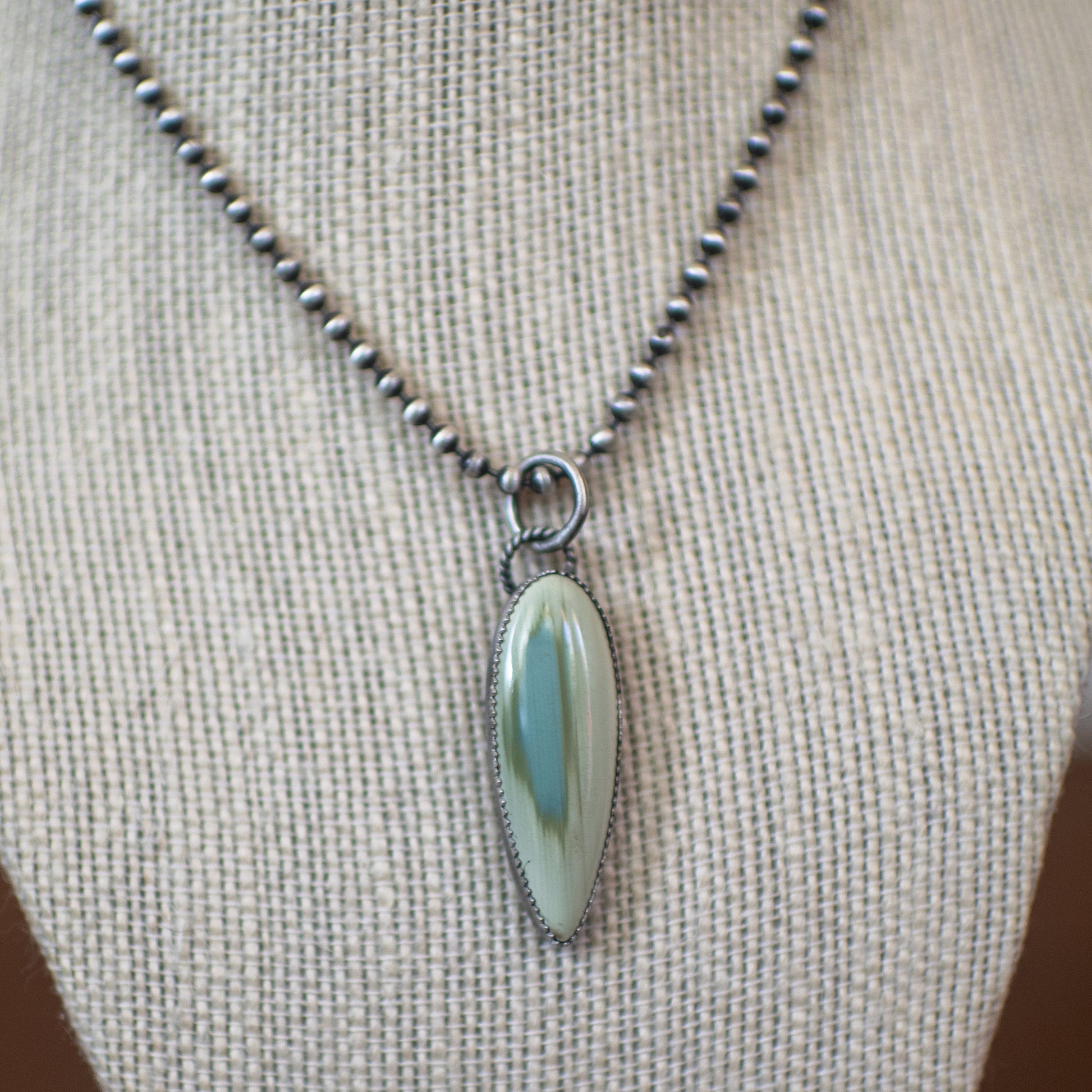 Utah Variscite Sterling Silver Necklace