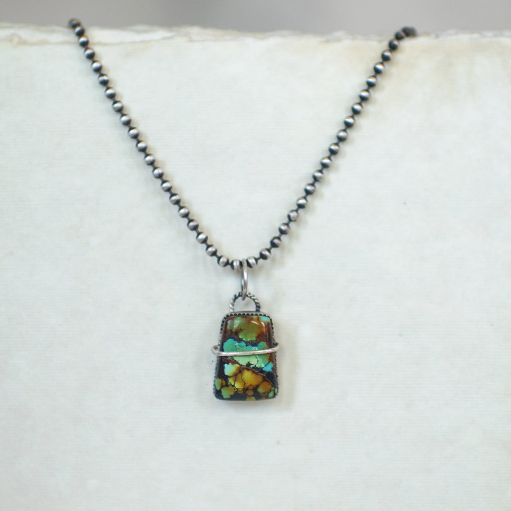 Sagefire - Sonoran Gold Turquoise Sterling Silver Necklace