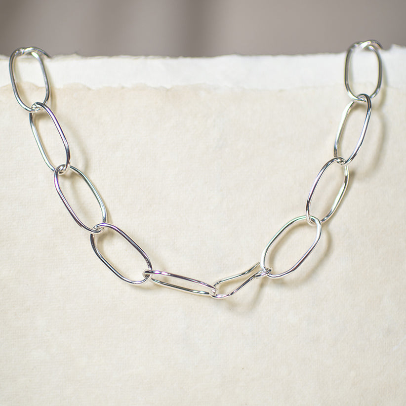 Struck - Sterling Silver Lightning Bolt Pendant and Chain- SOLD