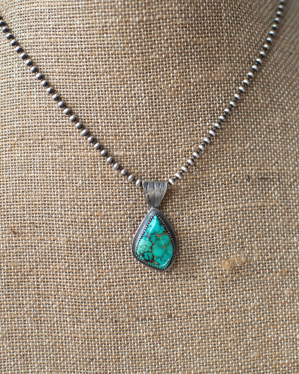 Royston Turquoise and Sterling Silver Necklace