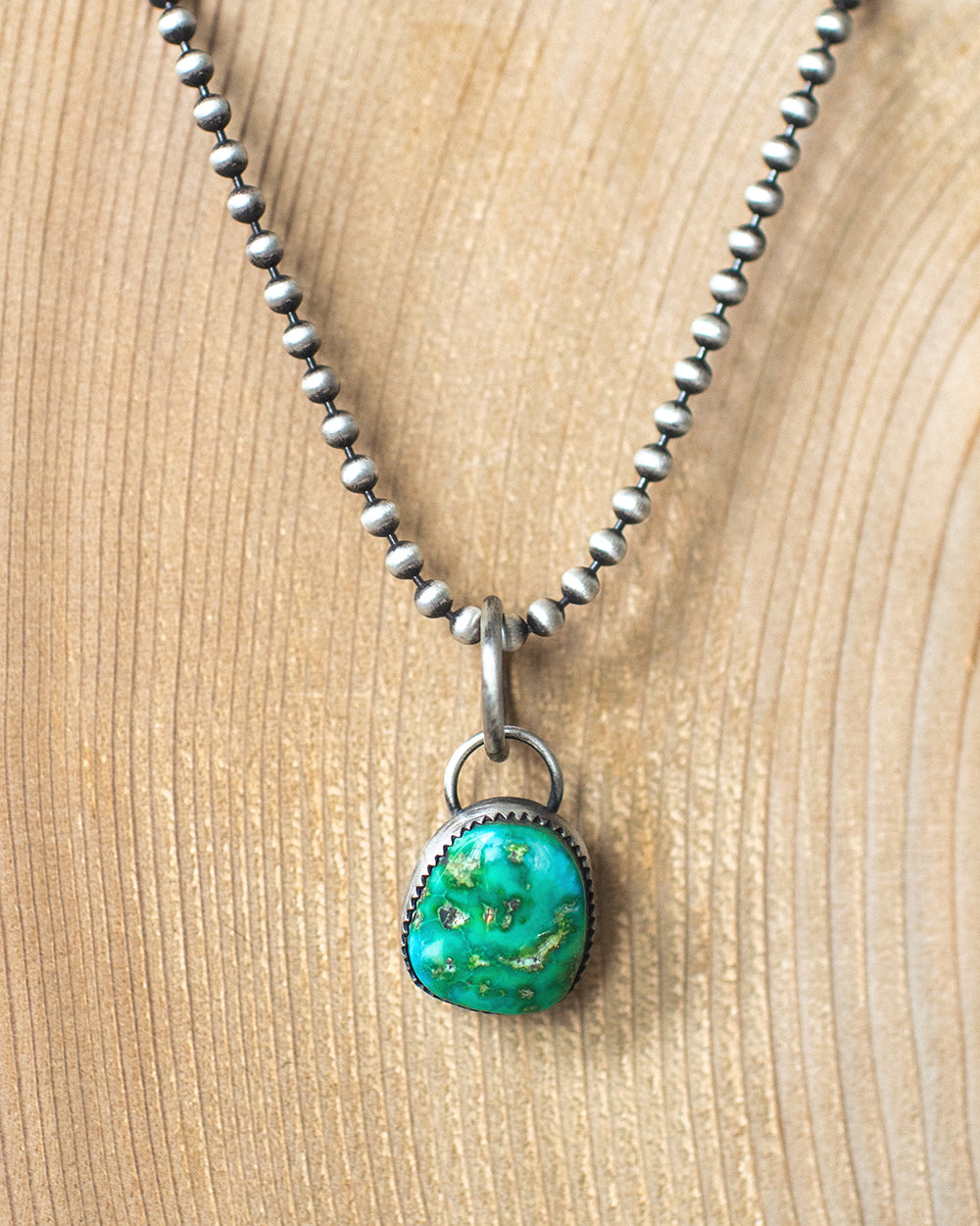 Palm Desert - Royston Turquoise and Sterling Silver Necklace