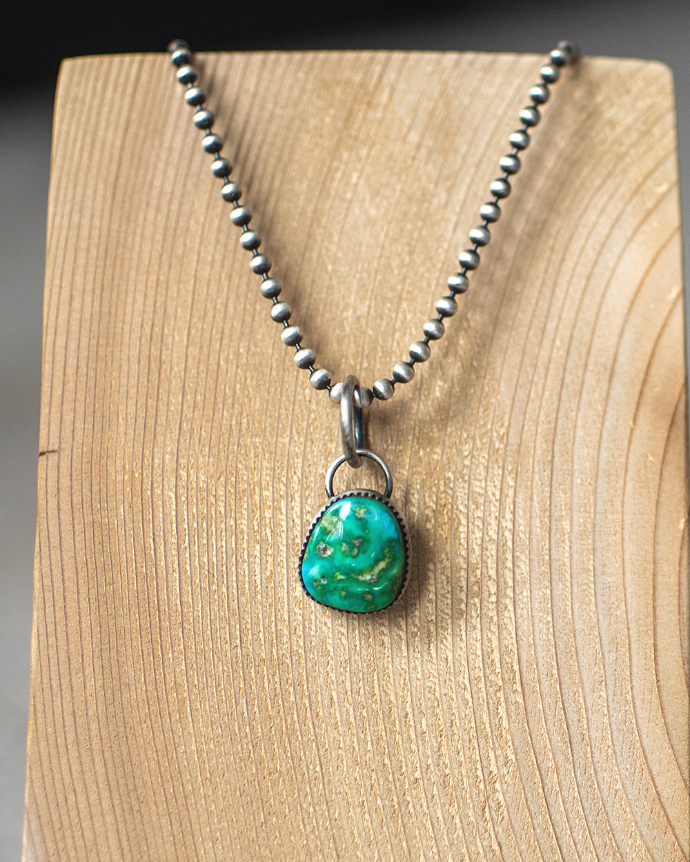 Palm Desert - Royston Turquoise and Sterling Silver Necklace