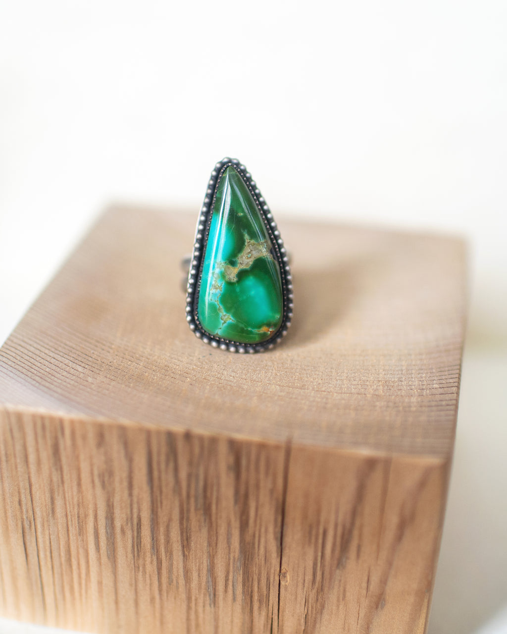 Carpe Diem - Royston Turquoise and Sterling Silver Ring. Size 8.5