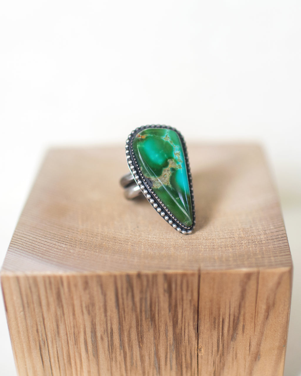 Carpe Diem - Royston Turquoise and Sterling Silver Ring. Size 8.5