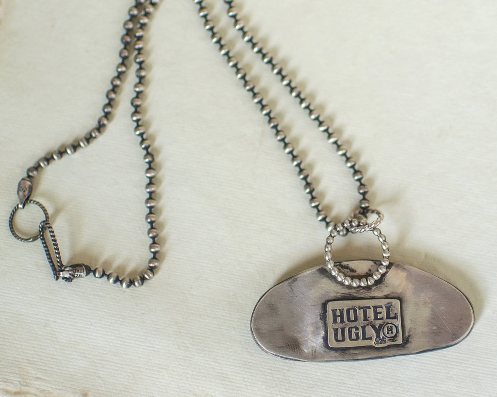 Iron Horizon - Sterling Silver and Turquoise Necklace