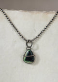 Artifact No.7 - Turquoise Sterling Silver Necklace - Hotel Ugly Metal