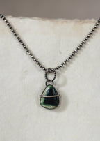 Artifact No.7 - Turquoise Sterling Silver Necklace - Hotel Ugly Metal