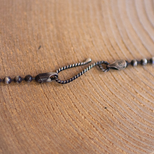 Artifact No.7 - Turquoise Sterling Silver Necklace